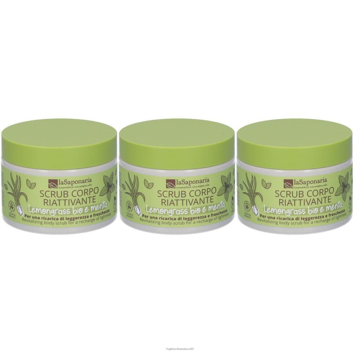 Cerca Offerte di la saponaria scrub lemongrass e menta 3x250 g e acquista online
