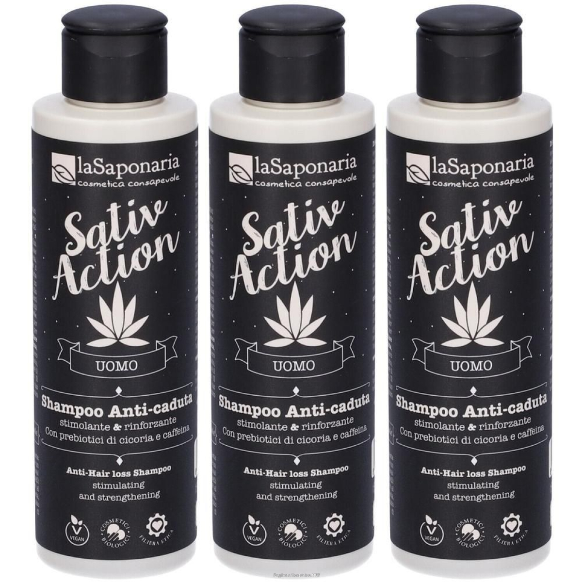 Cerca Offerte di la saponaria shampoo anti caduta 3x150 ml e acquista online