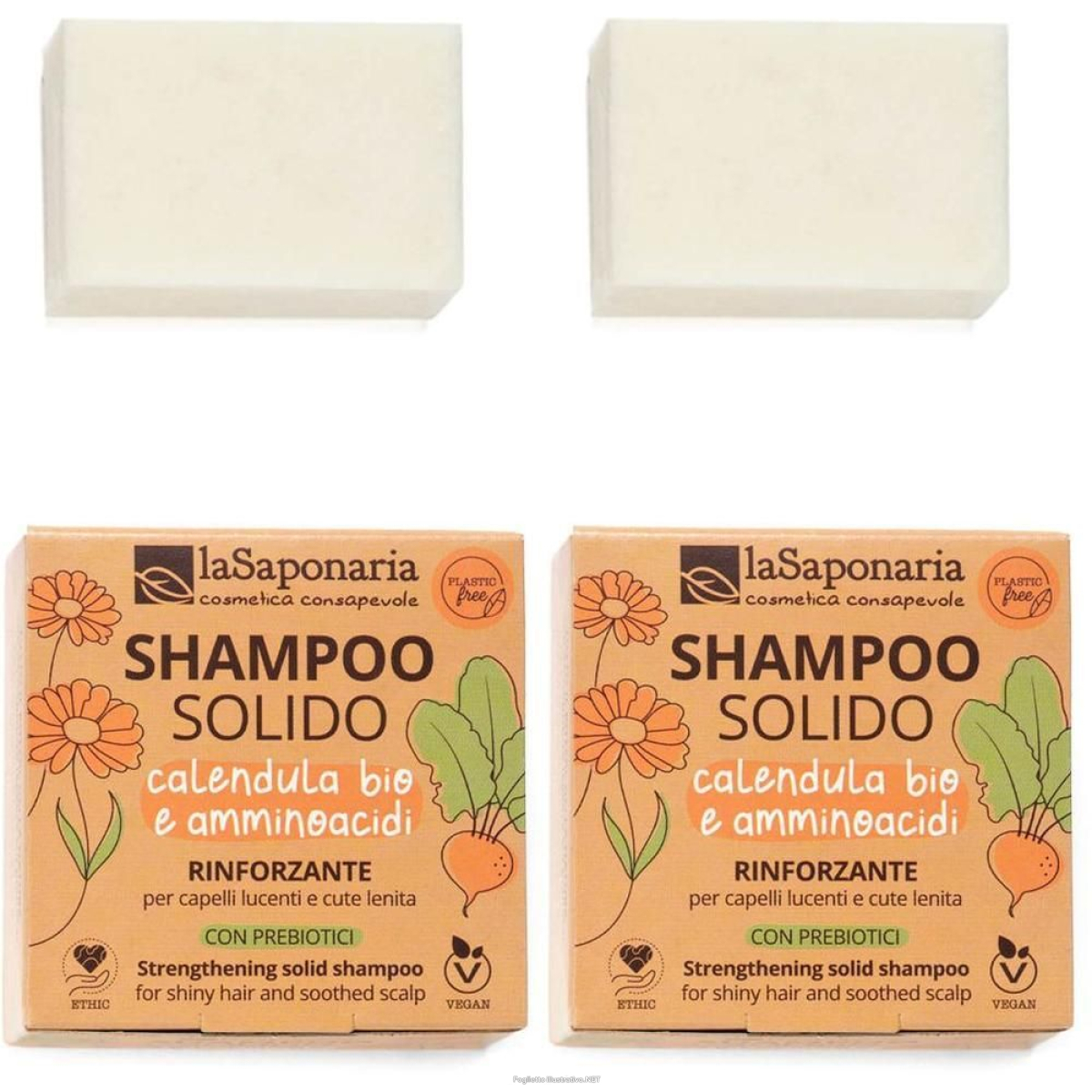 Cerca Offerte di la saponaria shampoo solido rinforzante 2x50 g e acquista online