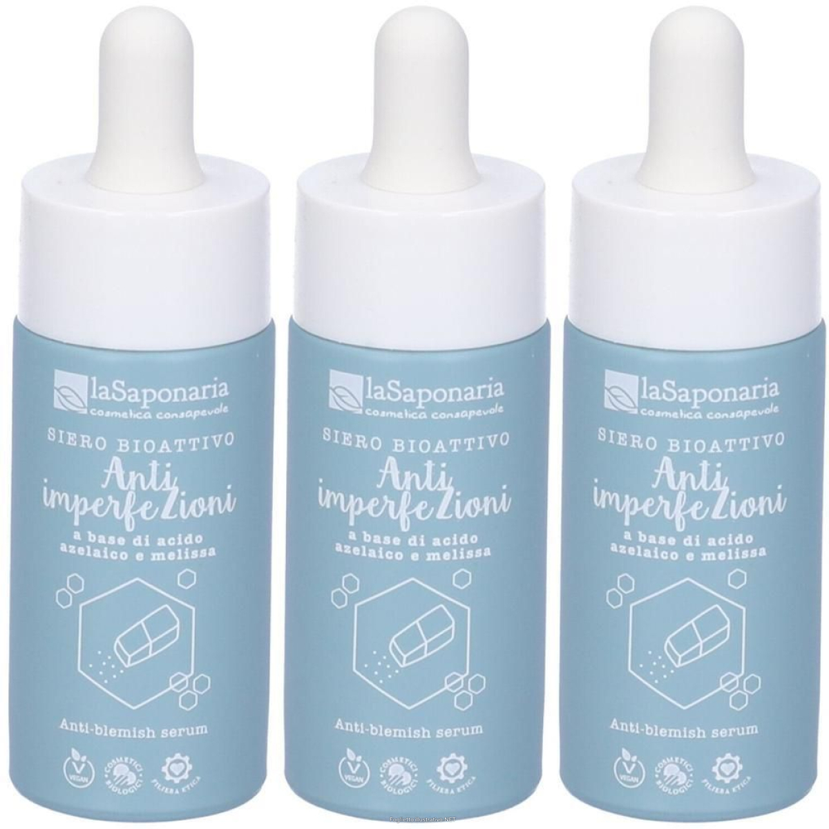Cerca Offerte di la saponaria siero bioattivo anti imperfezioni riequilibrante 3x15 g e acquista online