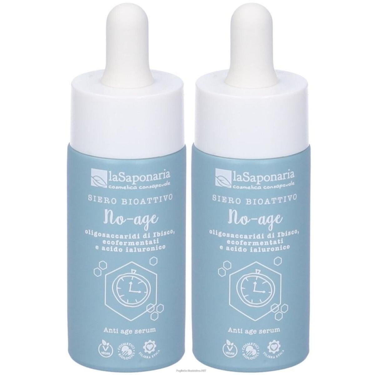 Cerca Offerte di la saponaria siero bioattivo no-age contorno occhi e bocca 2x15 g e acquista online