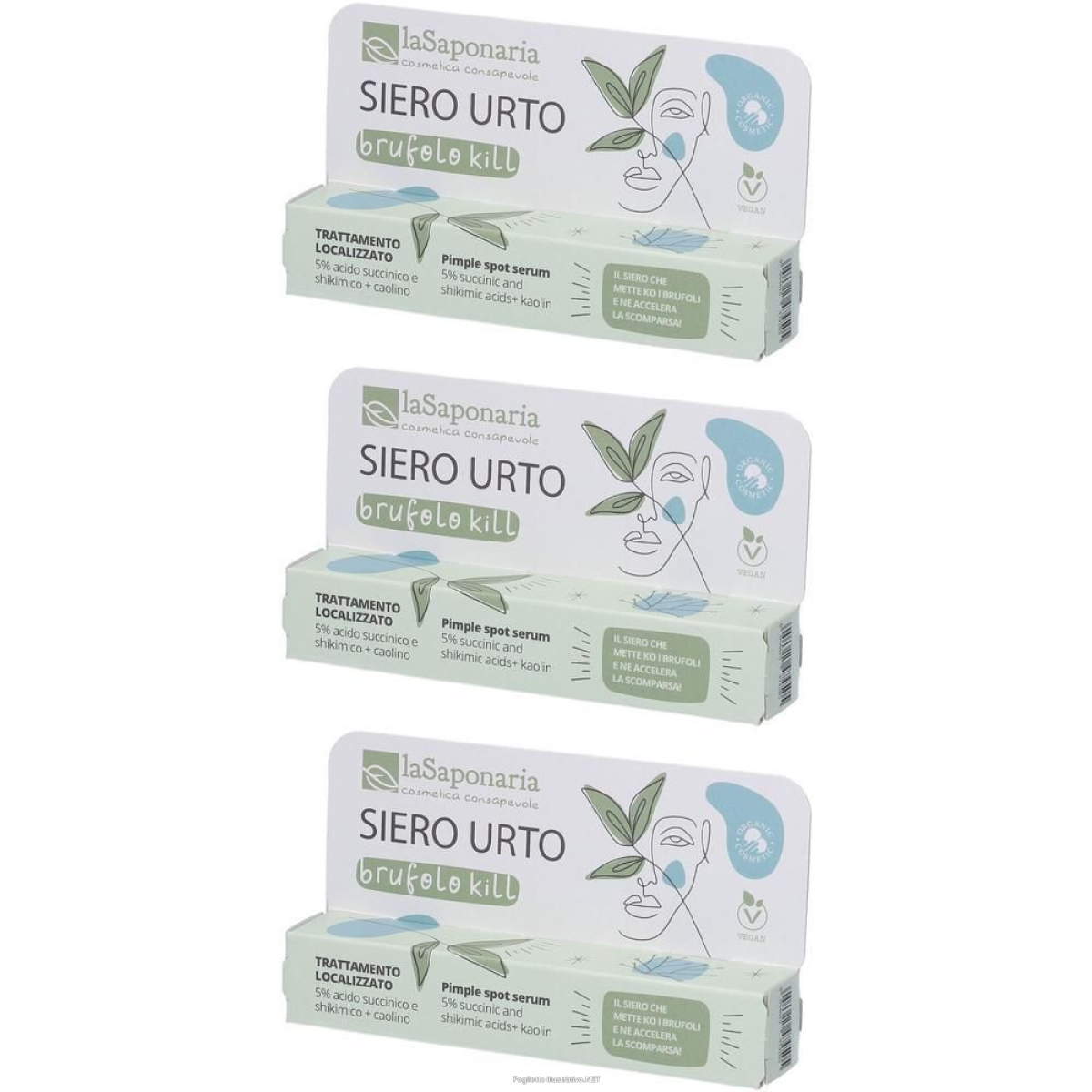 Cerca Offerte di la saponaria siero urto brufolo kill 3x15 ml e acquista online