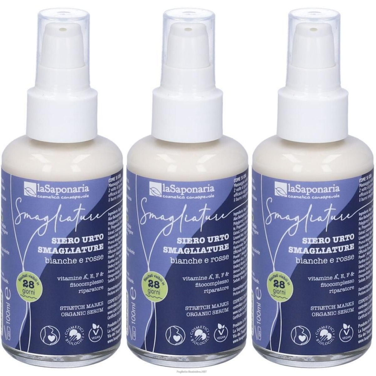 Cerca Offerte di la saponaria siero urto smagliature 3x100 ml e acquista online