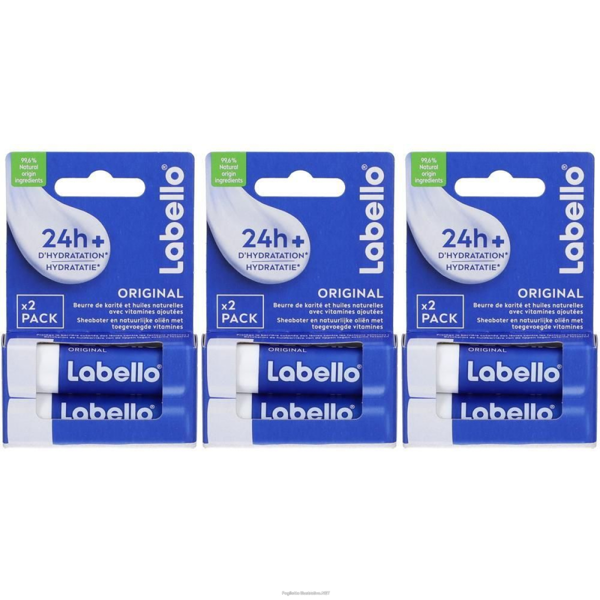 Cerca Offerte di labello balsamo labbra classic care duopack 3x2x5,5 ml e acquista online