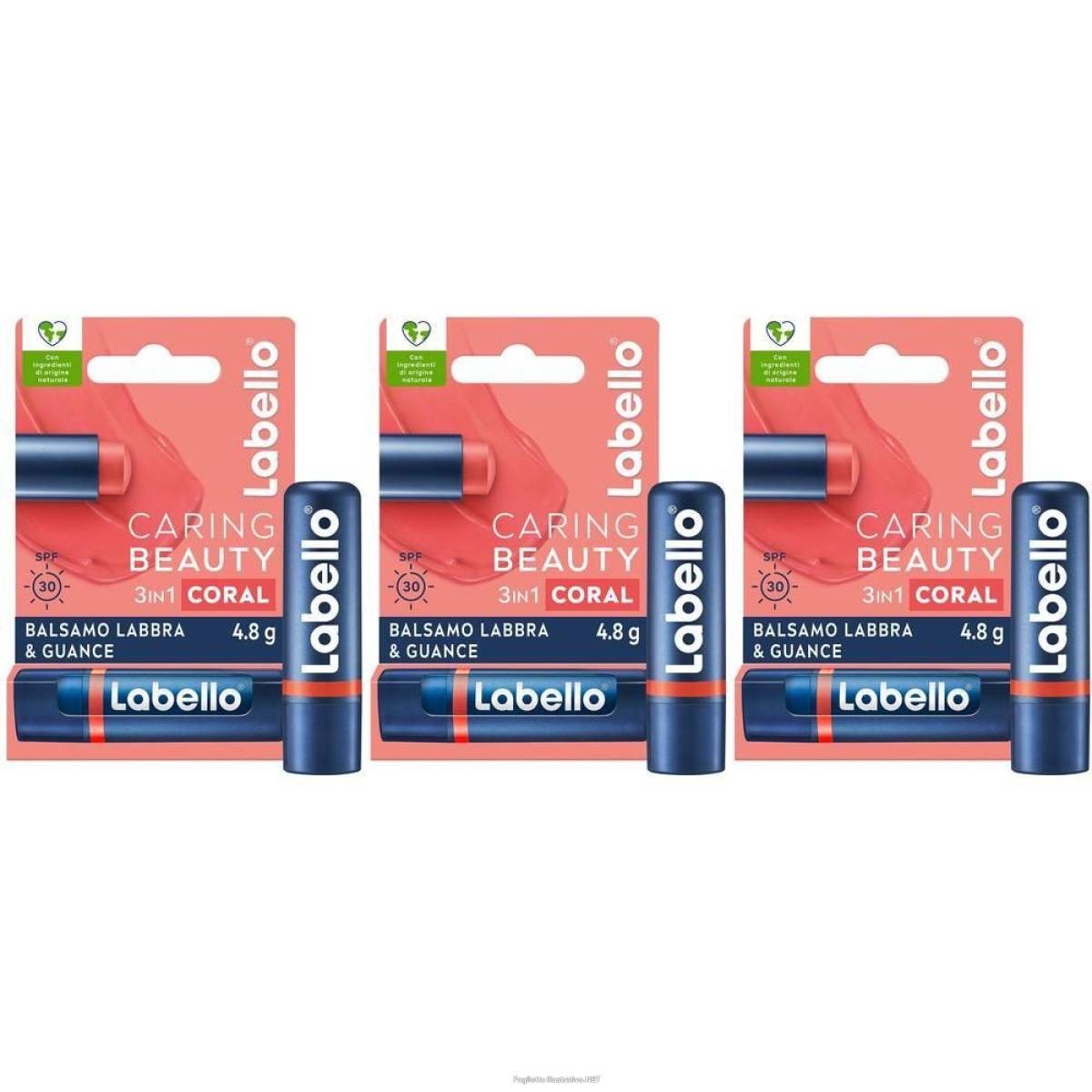 Cerca Offerte di labello caring beauty lip & cheek coral spf30 4.8 g, burrocacao labbra e acquista online