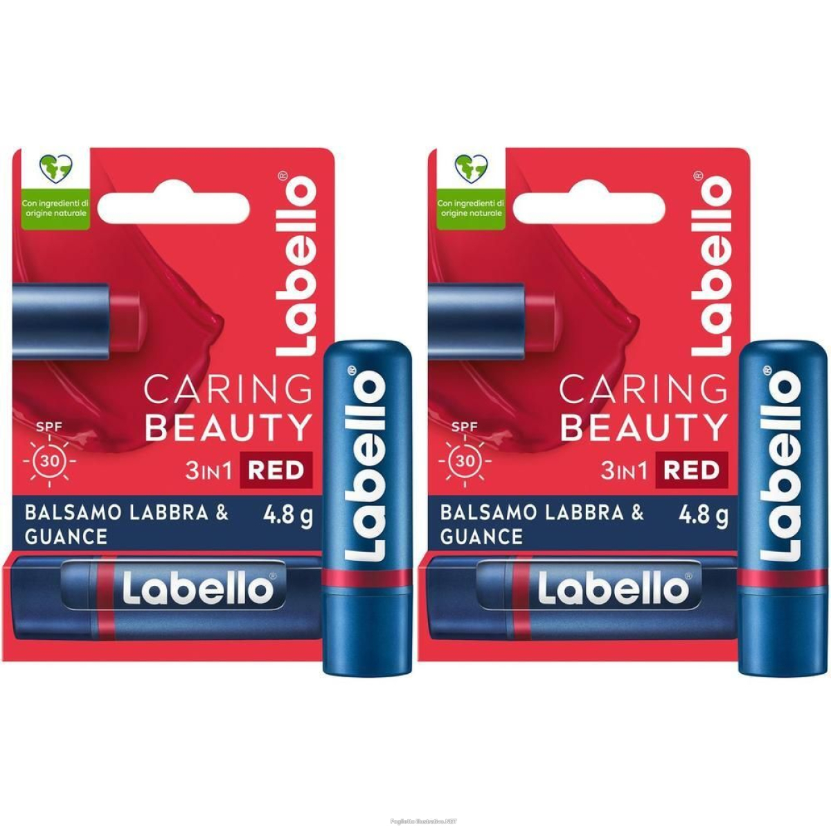 Cerca Offerte di labello caring beauty lip & cheek red spf30 4.8 g, burrocacao labbra e e acquista online