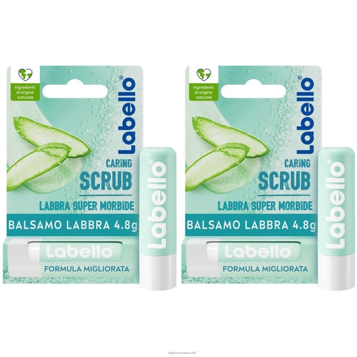 Cerca Offerte di labello scrub idratante aloe vera 4.8 g, balsamo labbra scrub con part e acquista online