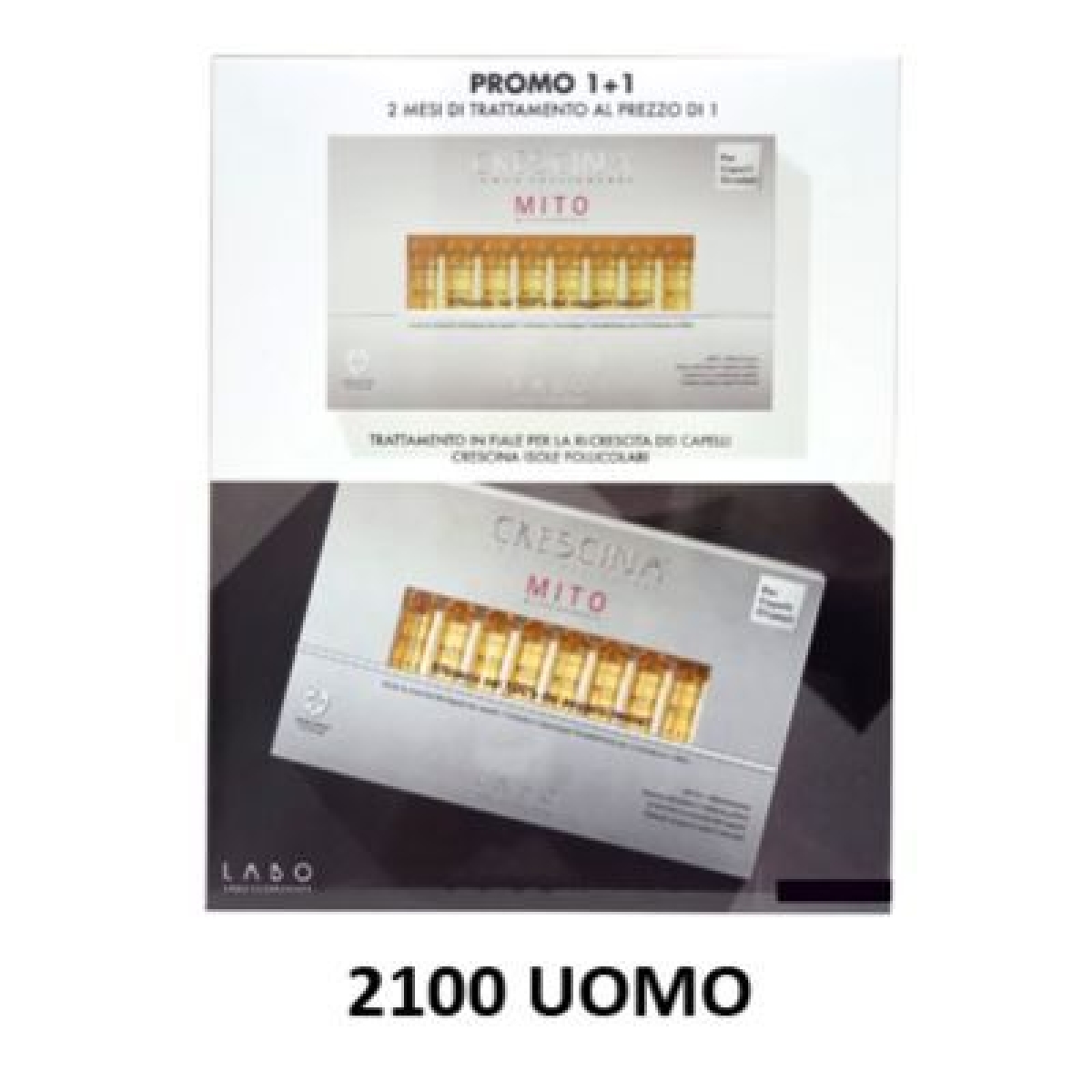Cerca Offerte di labo crescina isole follicolari mito trattamento 2100 uomo promo 20+20 fiale – crescita capelli e acquista online