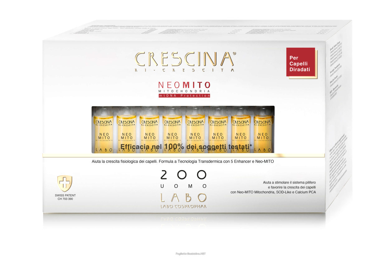 Cerca Offerte di labo crescina ri-crescita neo mito formula 200 uomo - confezione 40 fiale e acquista online