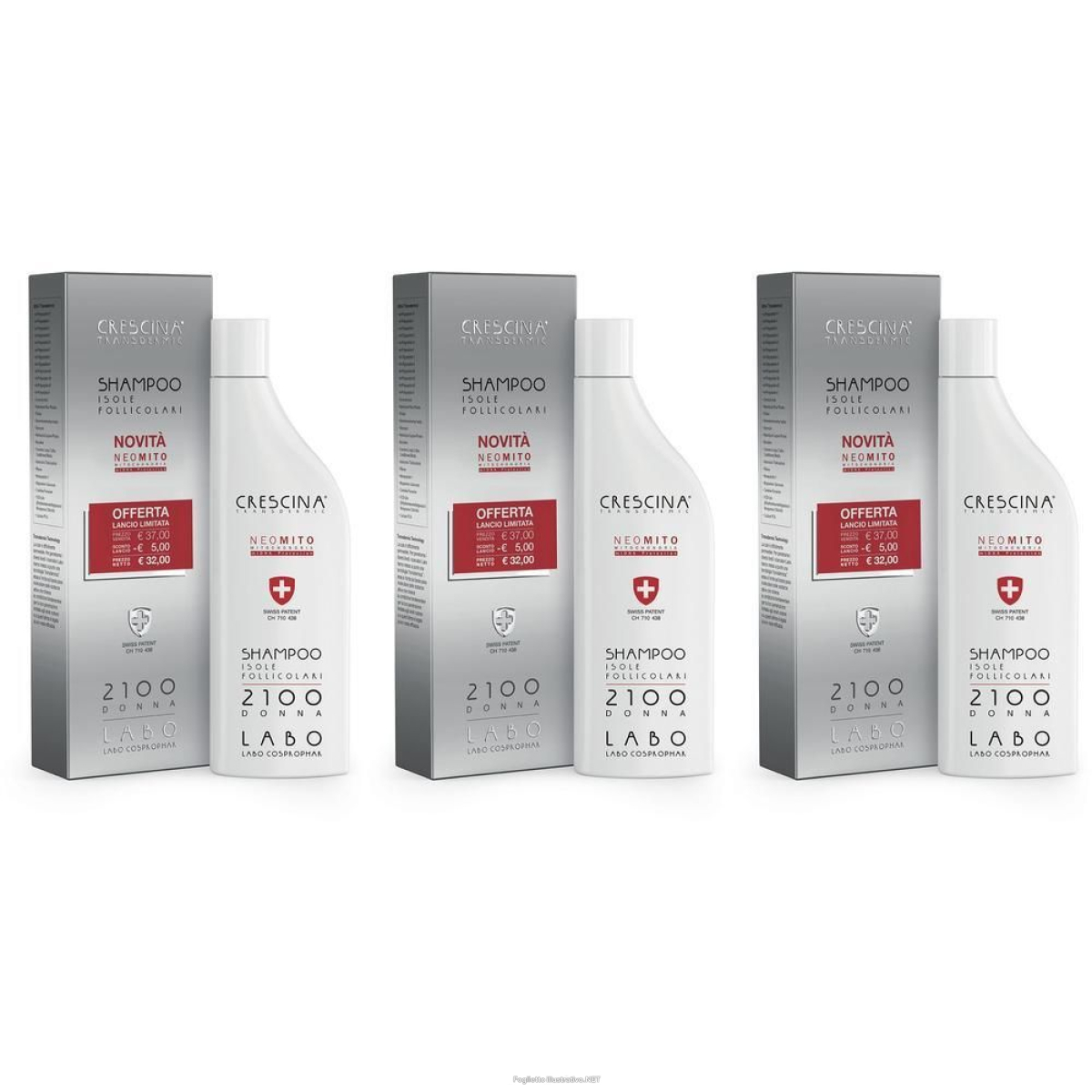 Cerca Offerte di labo crescina transdermic shampoo isole follicolari neo-mito formula 2 e acquista online