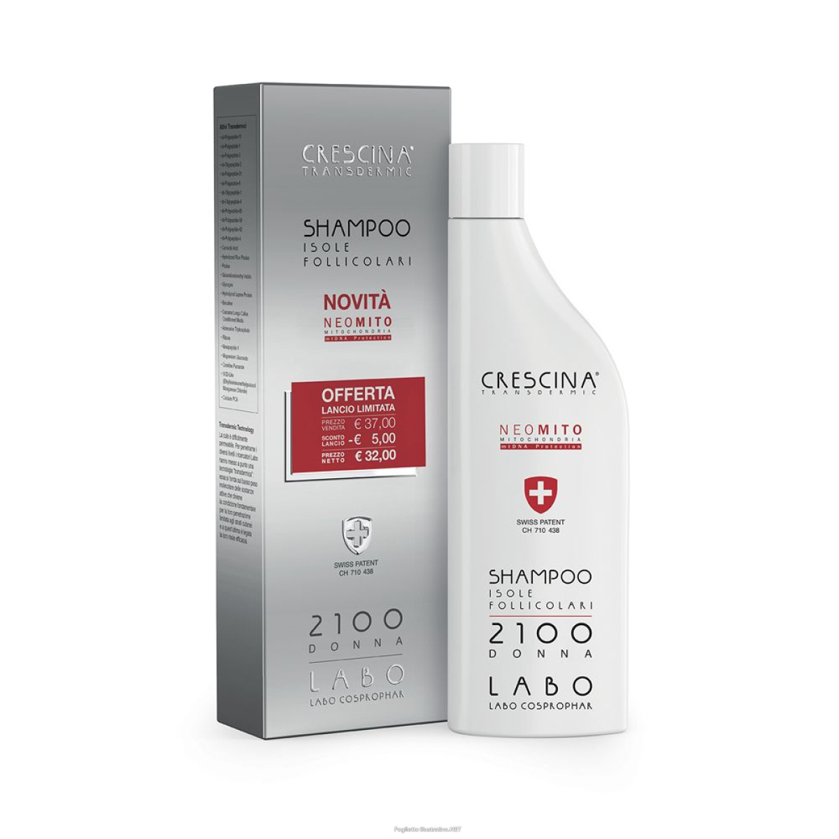 Cerca Offerte di labo crescina transdermic shampoo isole follicolari neo-mito formula 2 e acquista online