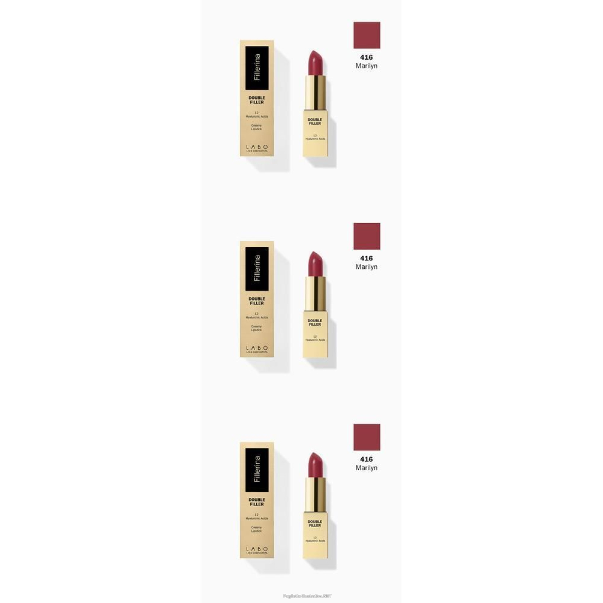 Cerca Offerte di labo fillerina double filler 12 hyaluronic acids creamy rossetto color e acquista online