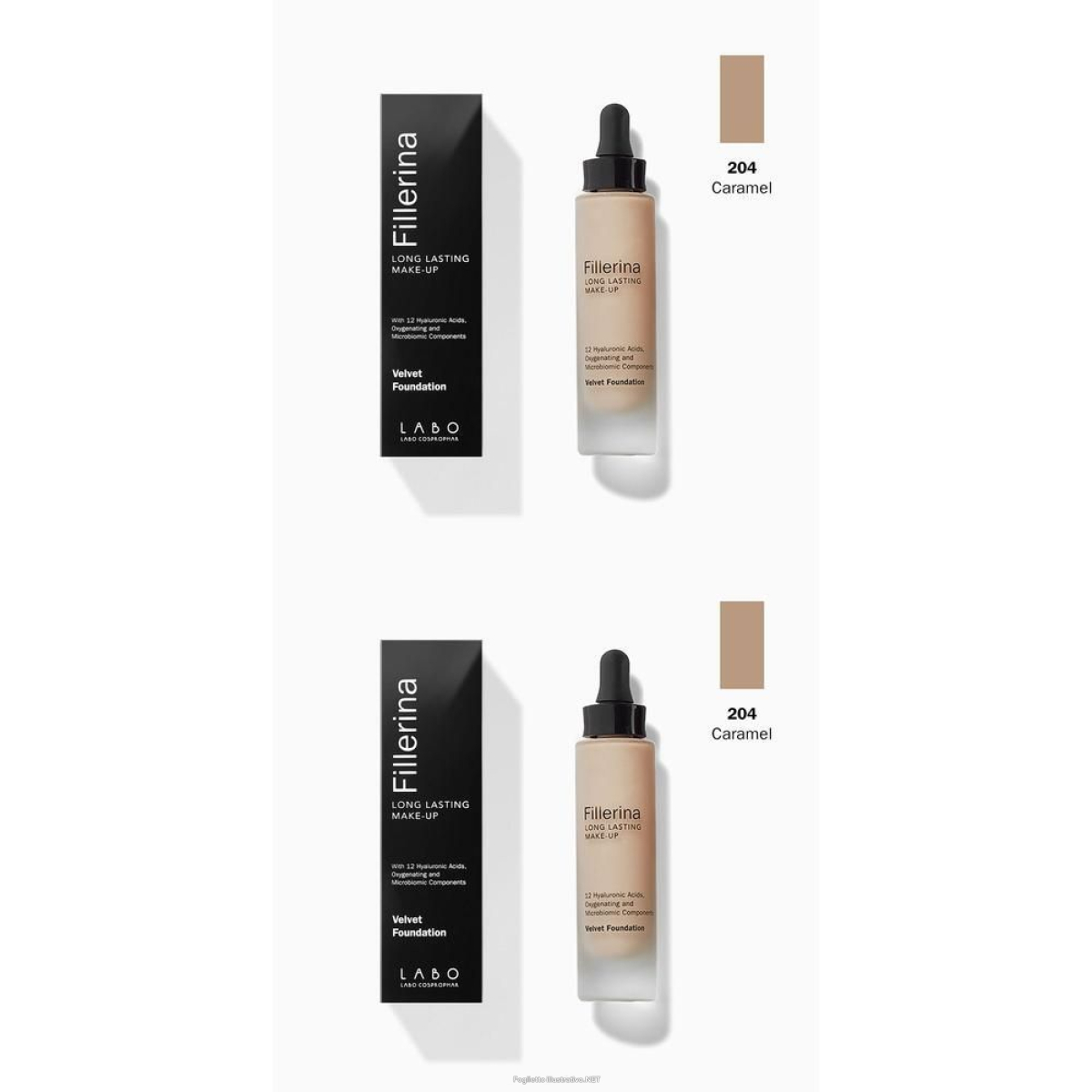 Cerca Offerte di labo fillerina long lasting make up velvet fundation colore 204 2x30 m e acquista online
