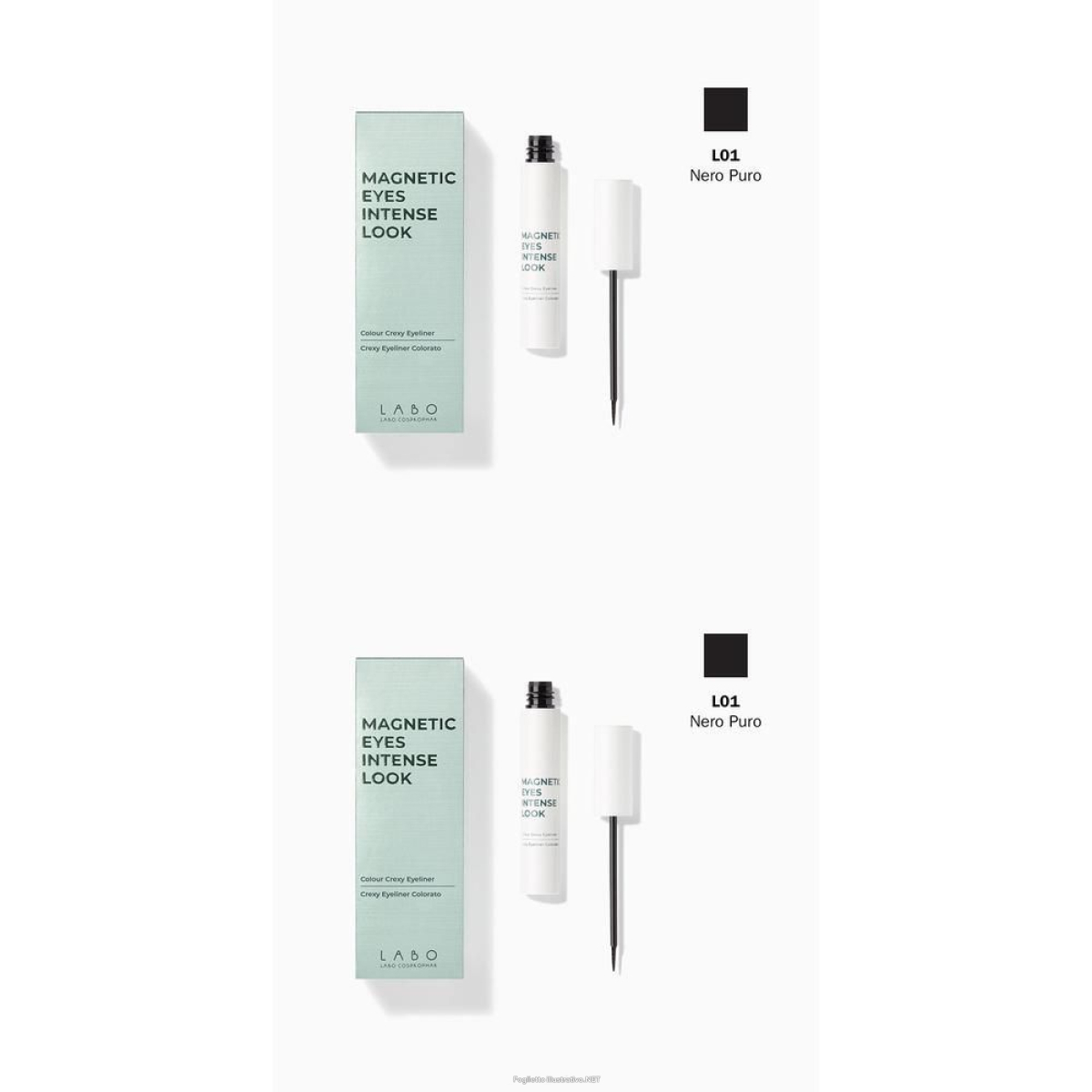Cerca Offerte di labo magnetic eyes intense look crexy eyeliner colorato colore l01 2x8 e acquista online