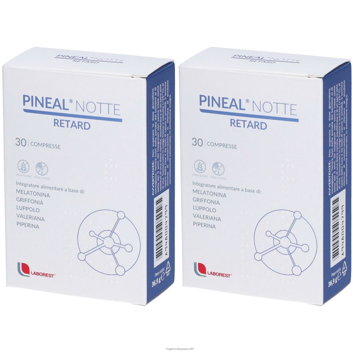 Cerca Offerte di laborest® pineal notte retard set da 2 2x36,9 g compresse e acquista online