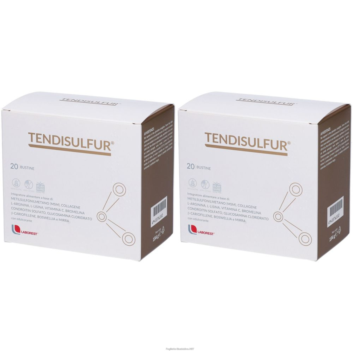 Cerca Offerte di laborest tendisulfur bustine set da 2 2x154 g polvere per soluzione or e acquista online