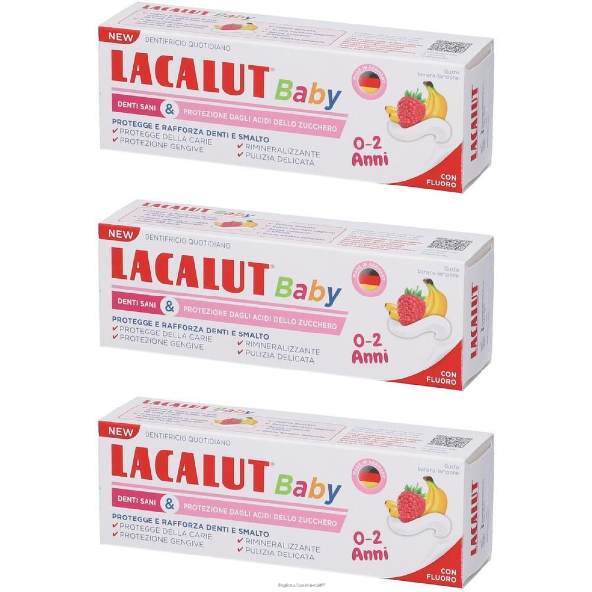 Cerca Offerte di lacalut baby dentifricio 0-2 anni 3x55 ml e acquista online