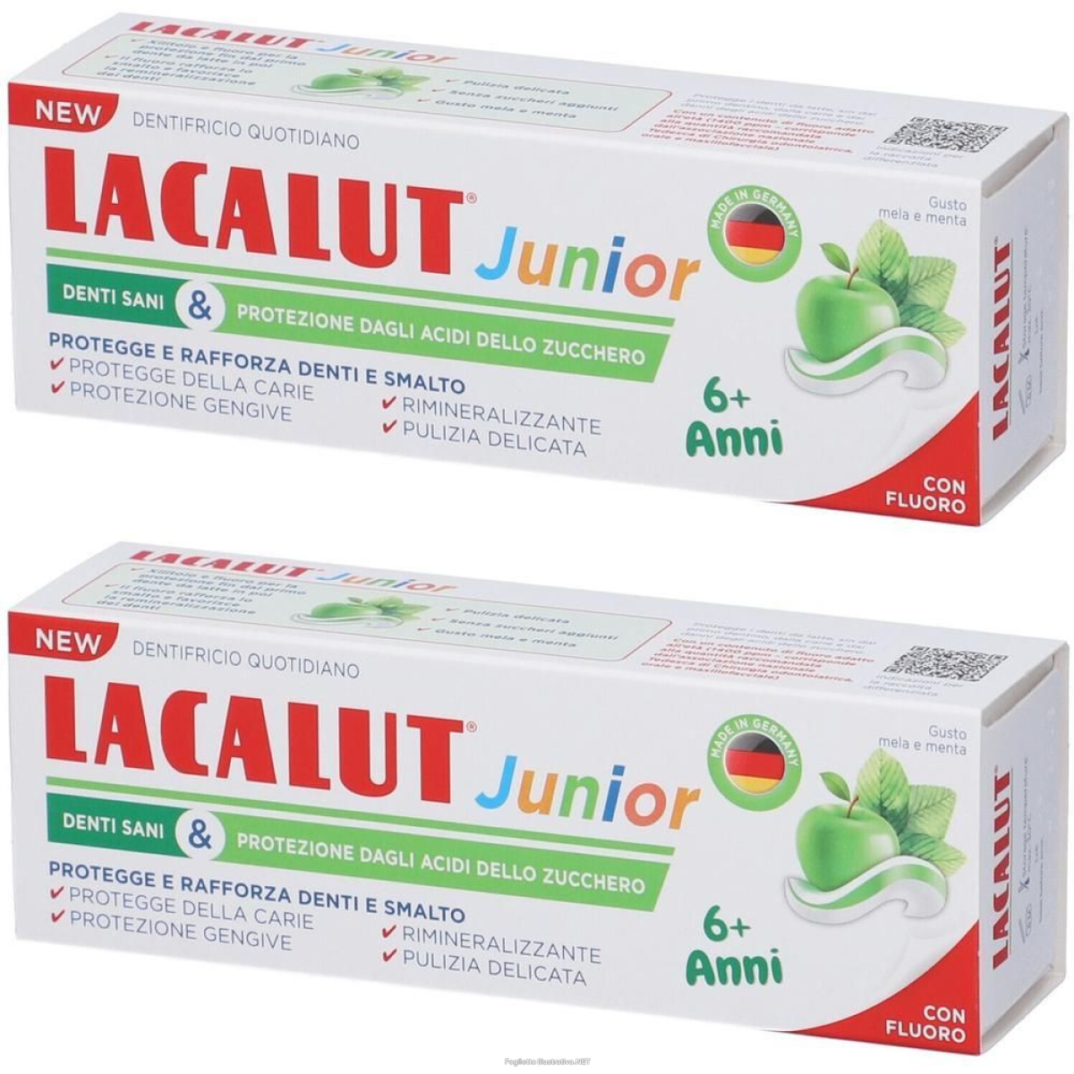 Cerca Offerte di lacalut junior dentifricio 6+ anni 2x55 ml e acquista online