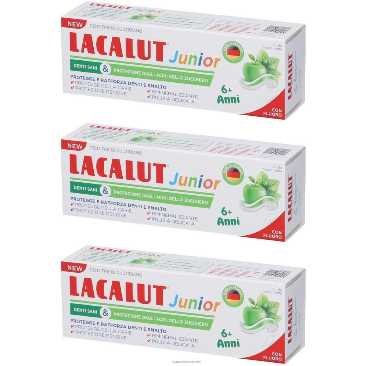 Cerca Offerte di lacalut junior dentifricio 6+ anni 3x55 ml e acquista online