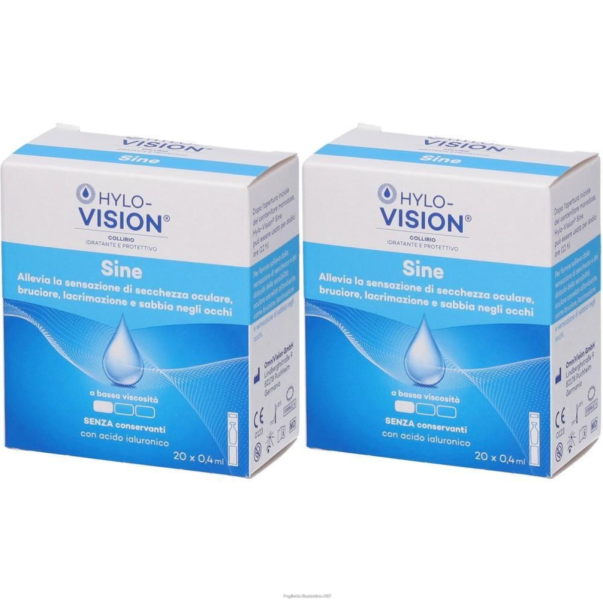 Cerca Offerte di lacrime artificiali hylovision sine 20 flaconcini da 0,40 ml 2x20x0,4 e acquista online