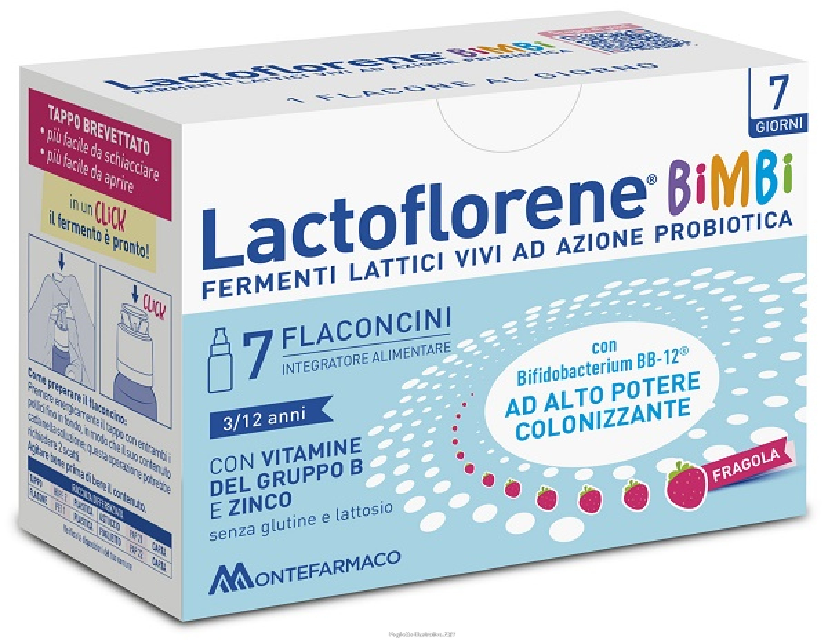 Cerca Offerte di lactoflorene bimbi integratore per l’equilibrio della flora intestinale 7 flaconcini e acquista online