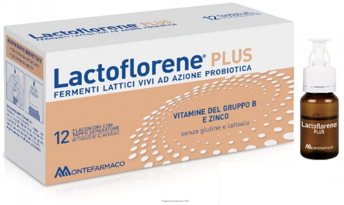 thumbnail image 2 of Lactofloren PLUS By MONTEFARMACO – 12 Bottles, Probiotic Supplement, EAN 8004995453065 2 of 3