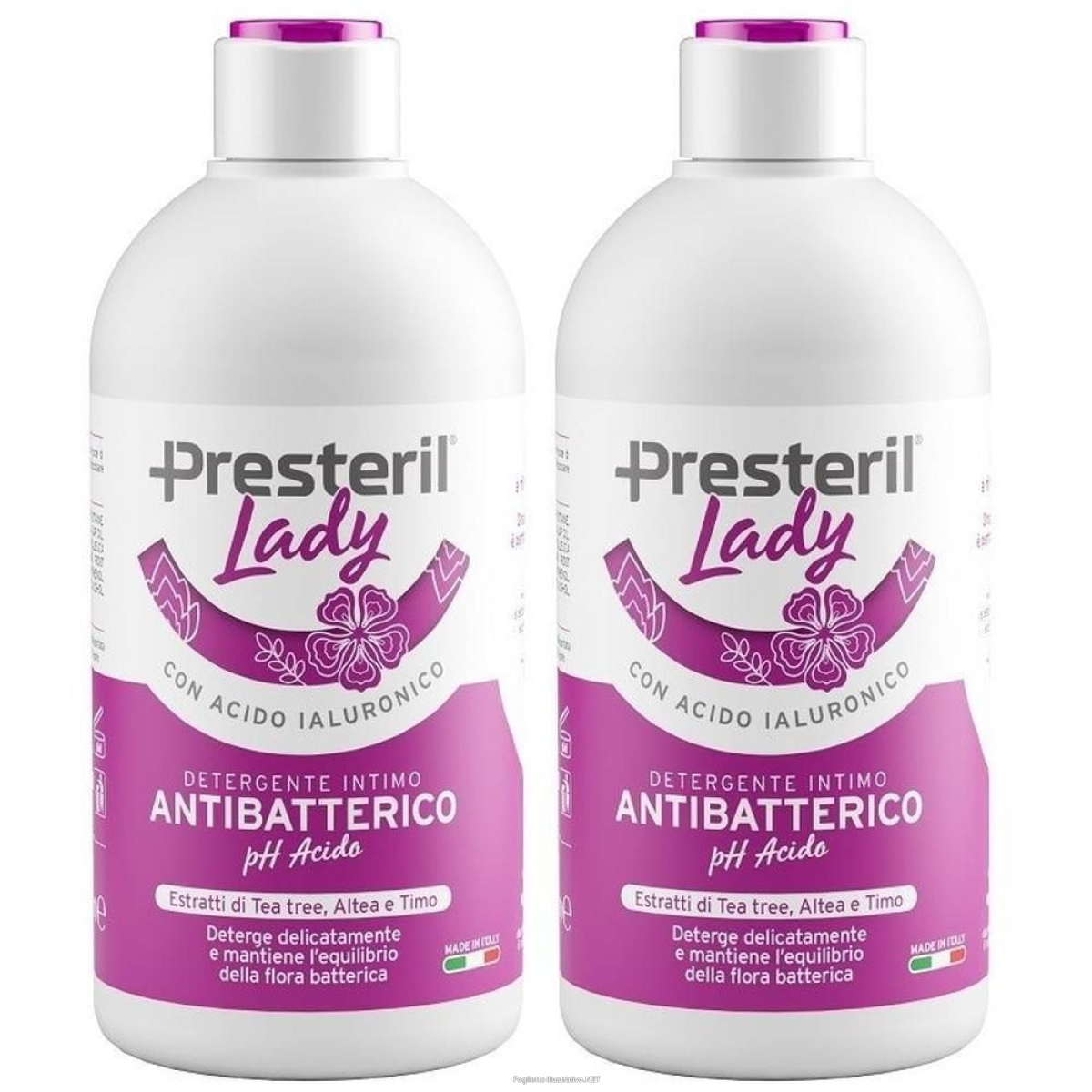 Cerca Offerte di lady presteril detergente intimo antibatterico ph acido 2x500 ml e acquista online