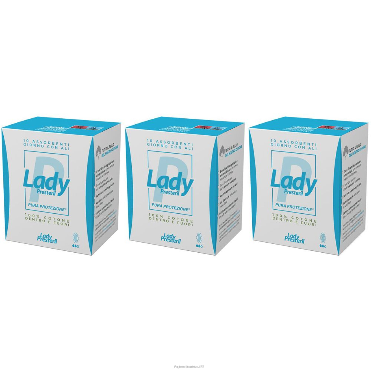 Cerca Offerte di lady presteril pura protezione® giorno ali set da 3 3x10 pz assorbenti e acquista online
