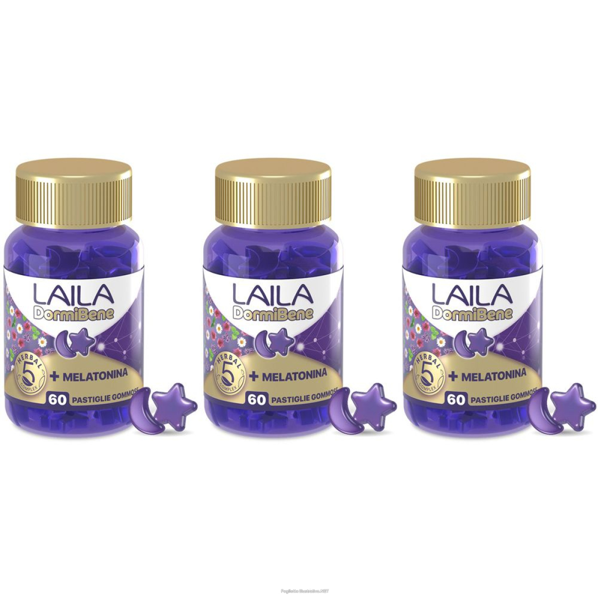 Cerca Offerte di laila dormibene per il sonno 60 pastiglie gommose set da 3 3x180 g car e acquista online
