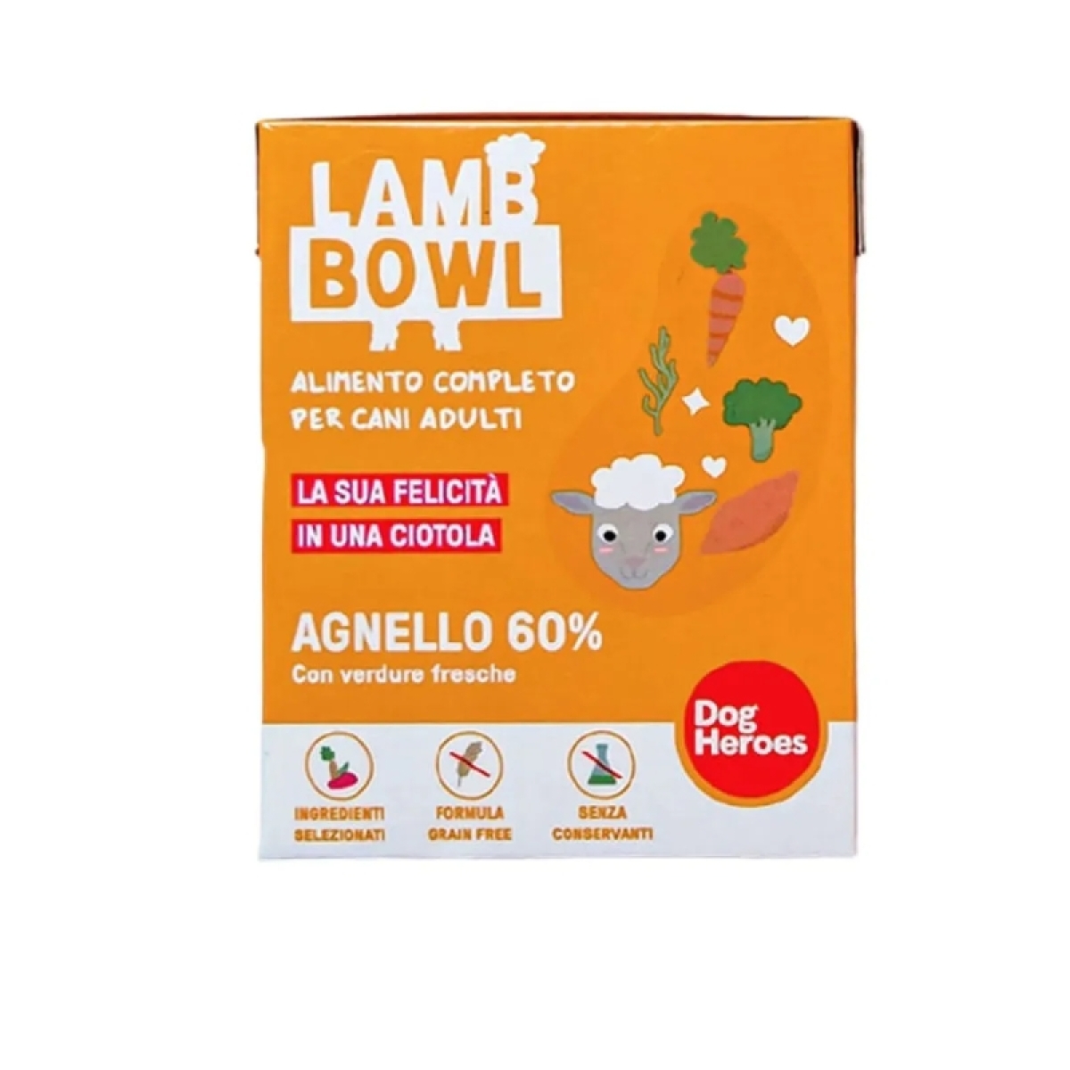 Cerca Offerte di Lamb bowl agnello - alimento completo per cani adulti con allergie o intolleranze alimentari 390 gr e acquista online
