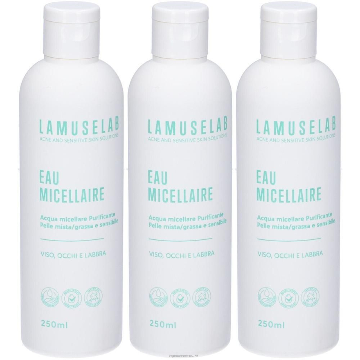 Cerca Offerte di lamuselab acqua micellare purificante 250 ml 3x250 detergente e acquista online