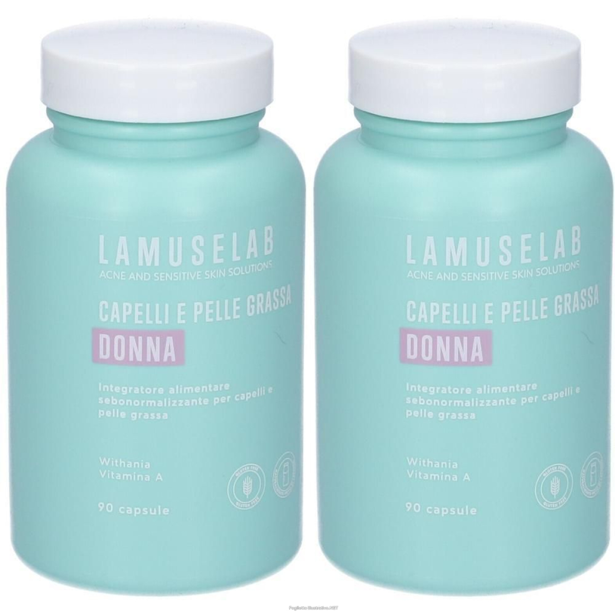 Cerca Offerte di lamuselab donna capelli pelle grassa capsule 2x68,8 g e acquista online
