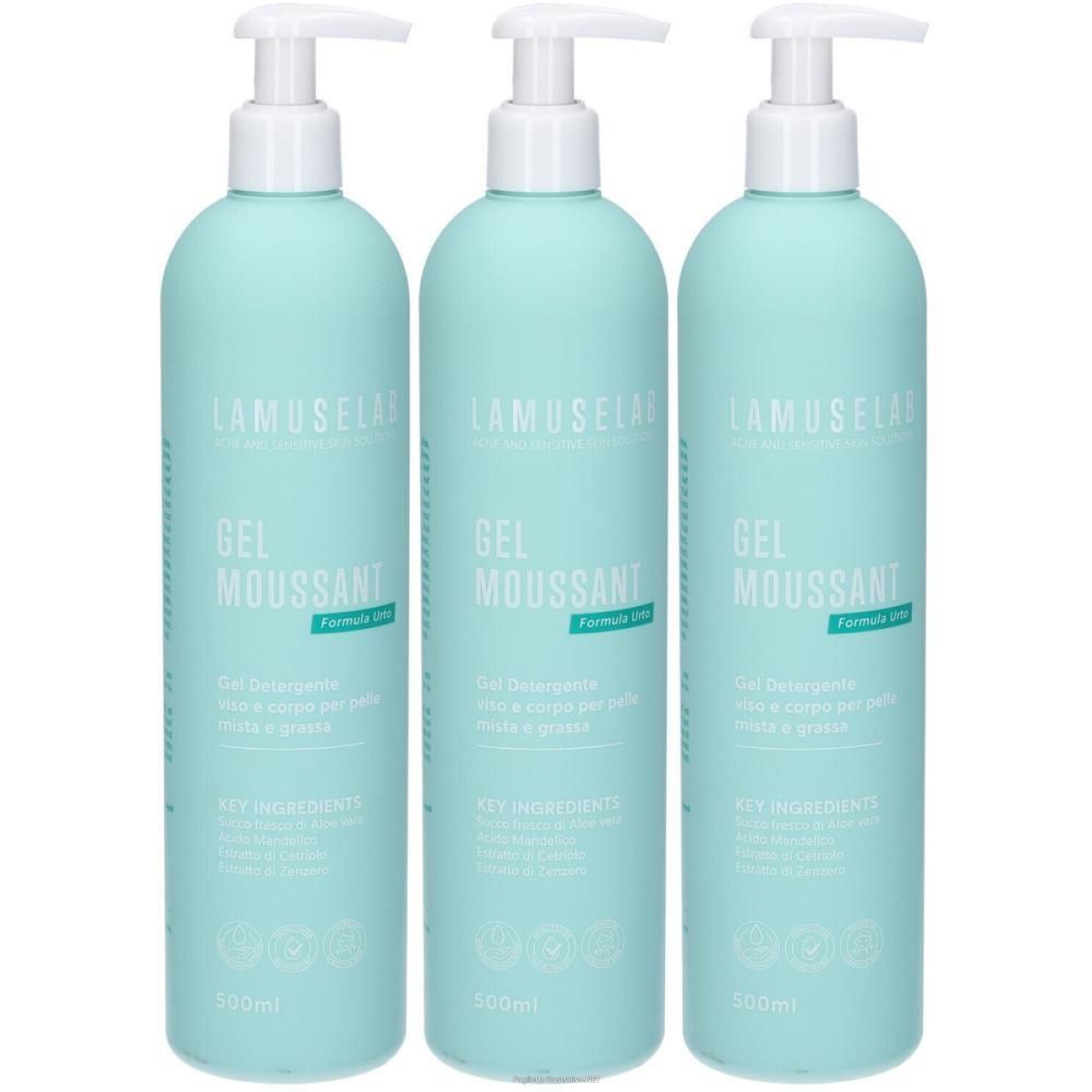 Cerca Offerte di lamuselab gel detergente viso e corpo 500 ml 3x500 e acquista online