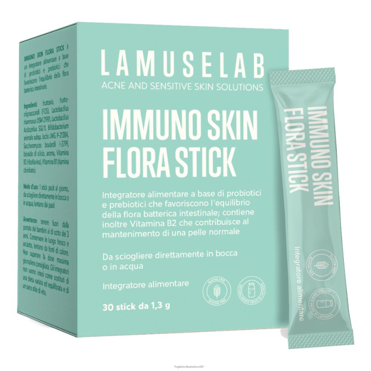 Cerca Offerte di lamuselab immuno skin flora 30 stick e acquista online
