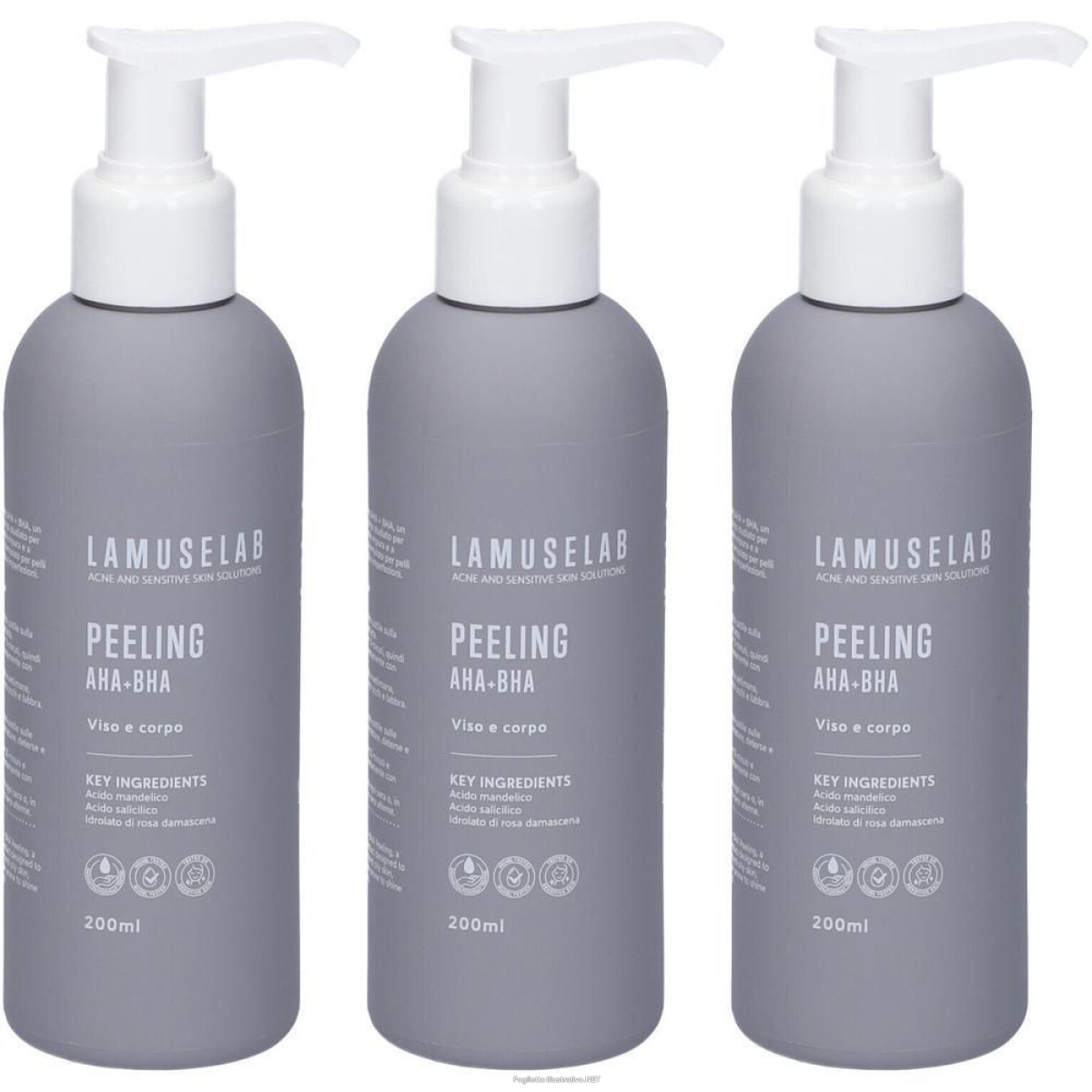 Cerca Offerte di lamuselab sebonorm corpo gel seboregolatore 3x200 ml peeling e acquista online