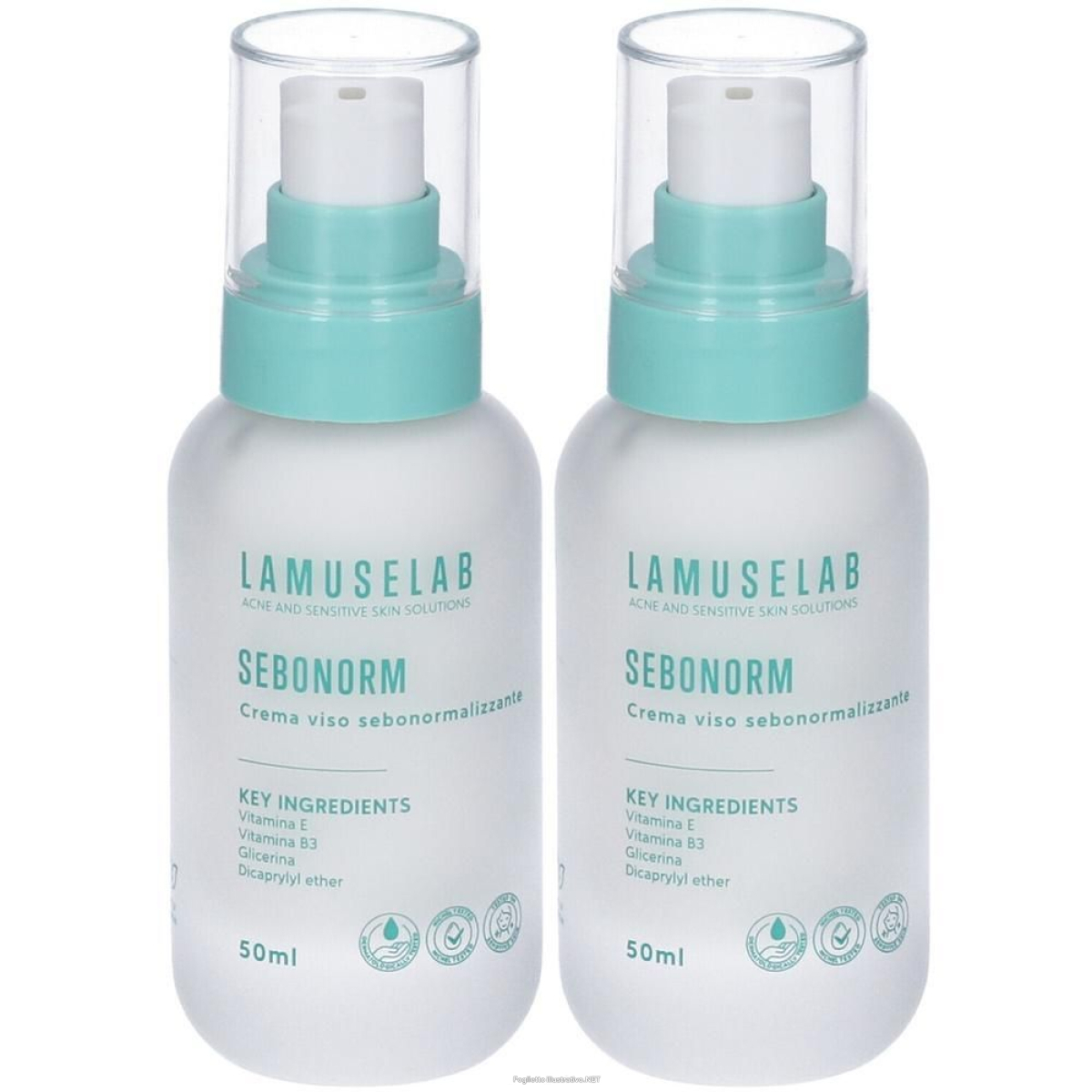 Cerca Offerte di lamuselab sebonorm crema viso 2x50 ml e acquista online