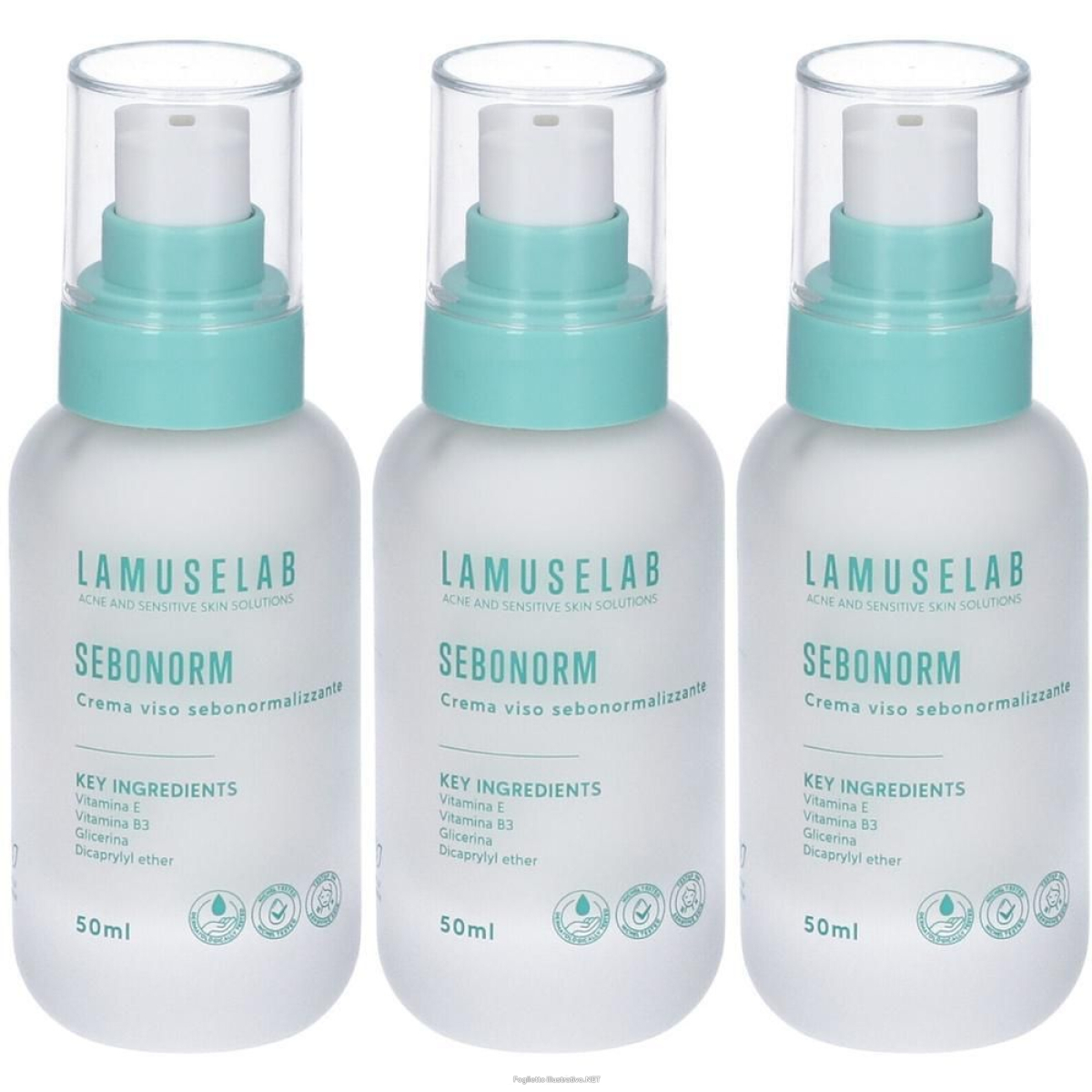 Cerca Offerte di lamuselab sebonorm crema viso 3x50 ml e acquista online