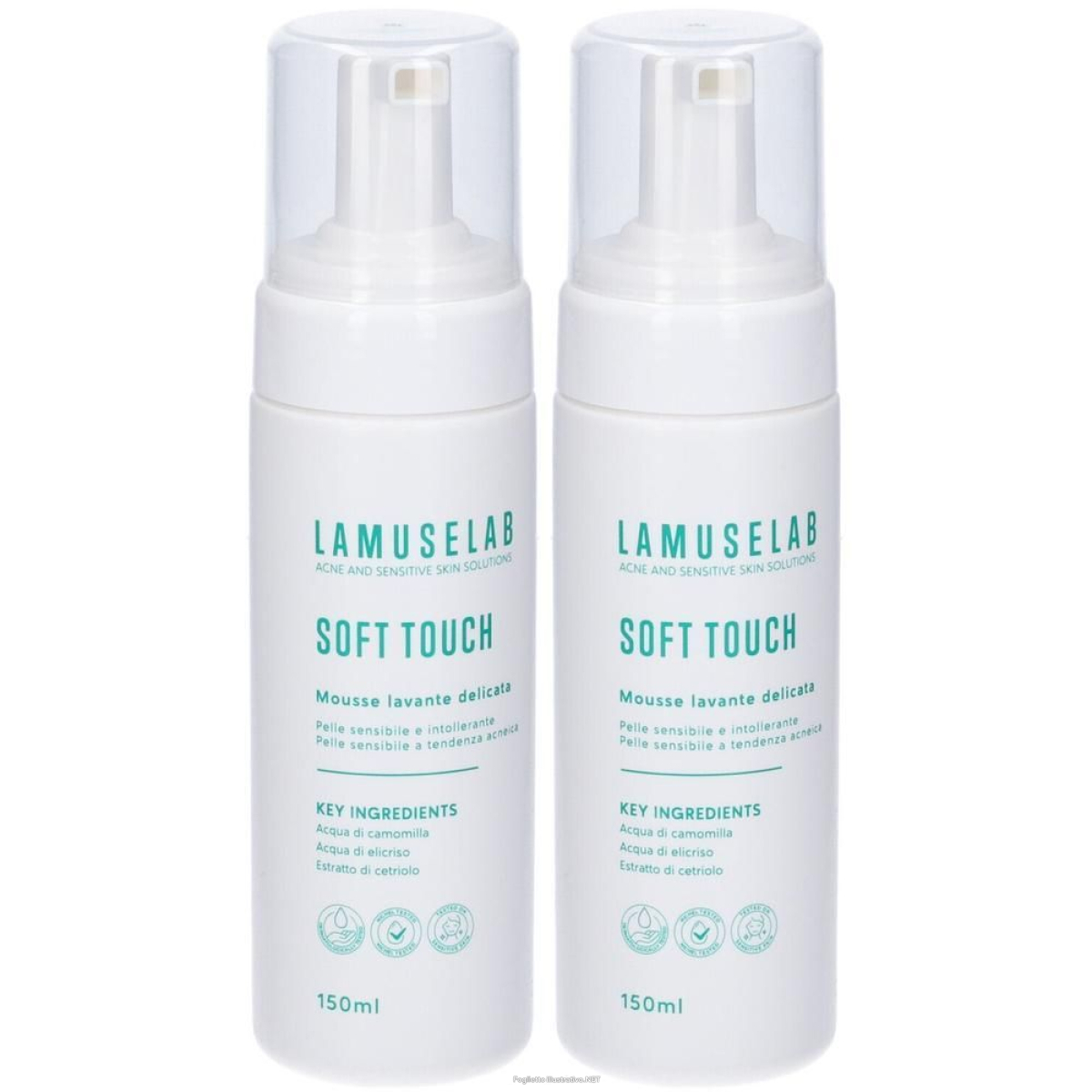 Cerca Offerte di lamuselab soft touch mousse lavante delicata 2x150 ml detergente e acquista online