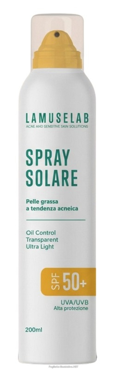 Cerca Offerte di Lamuselab - Spray Solare Corpo SPF50+ per Pelle a Tendenza Acneica Confezione 200 ml e acquista online
