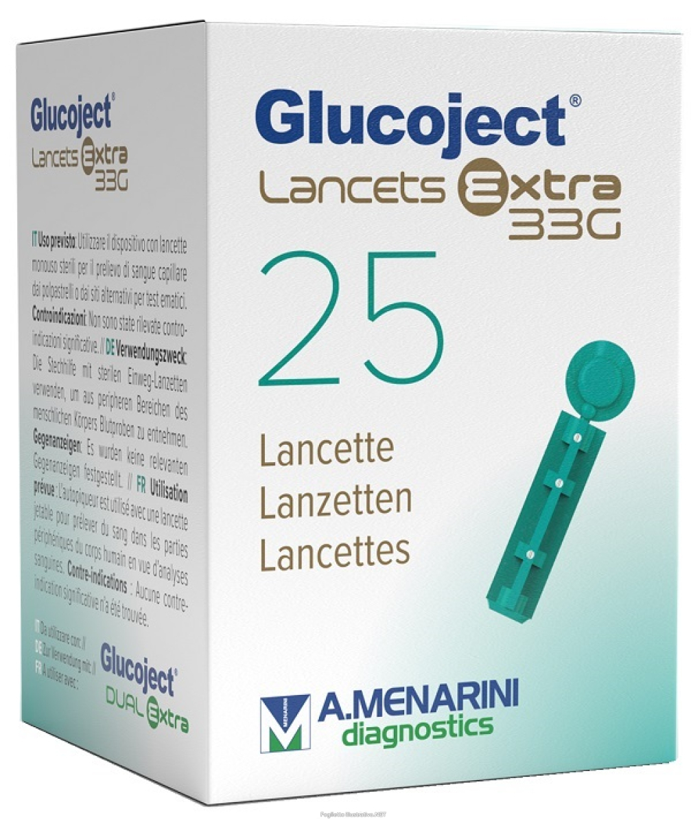 Cerca Offerte di lancetta pungidito glucojet extra gauge 33 25 pezzi e acquista online