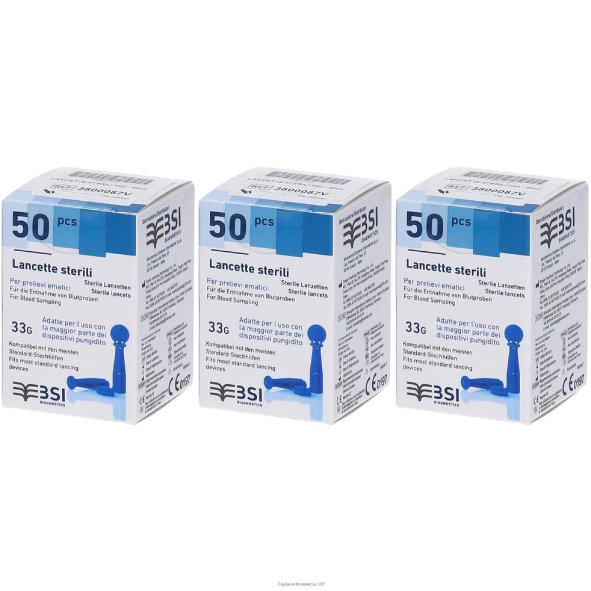 Cerca Offerte di lancette pungidito huahong g33 50 pezzi 3x50 st e acquista online