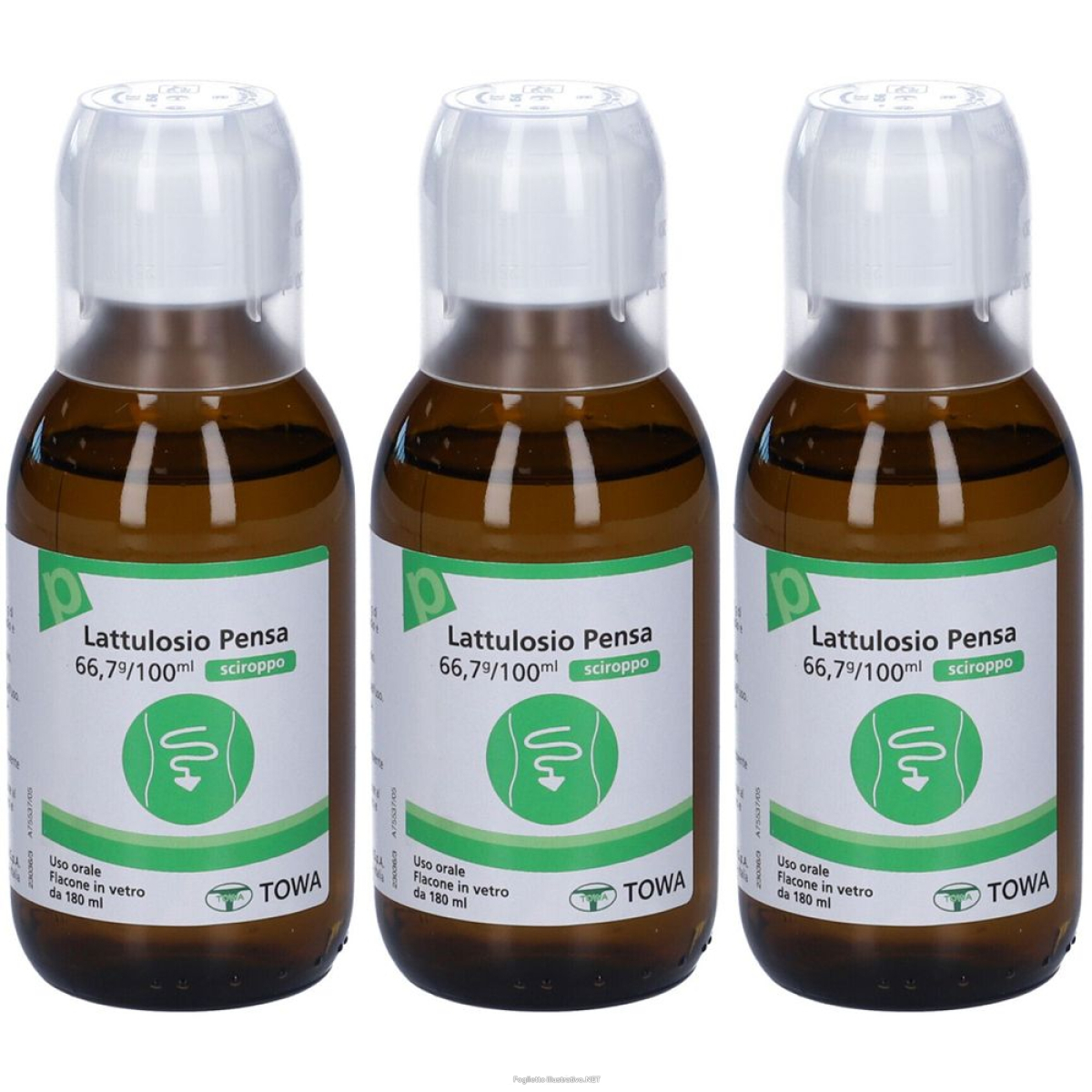 Cerca Offerte di lattulosio pensa 66,7g/100 ml sciroppo set da 3 3x180 e acquista online