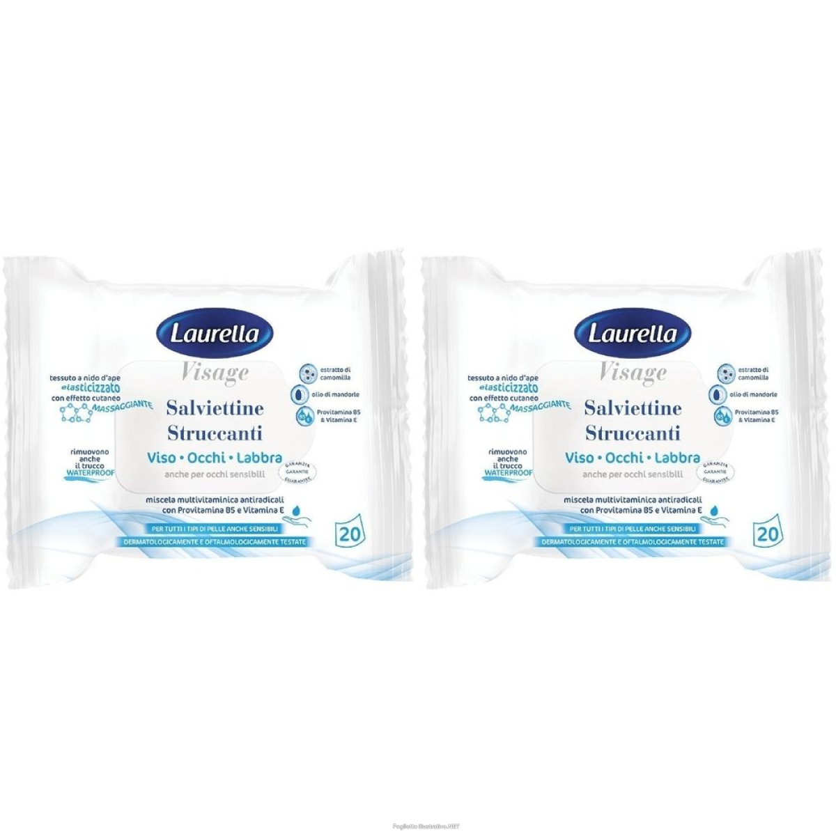 Cerca Offerte di laurella salviettine struccanti idratanti delicate set da 2 2x20 pz sa e acquista online