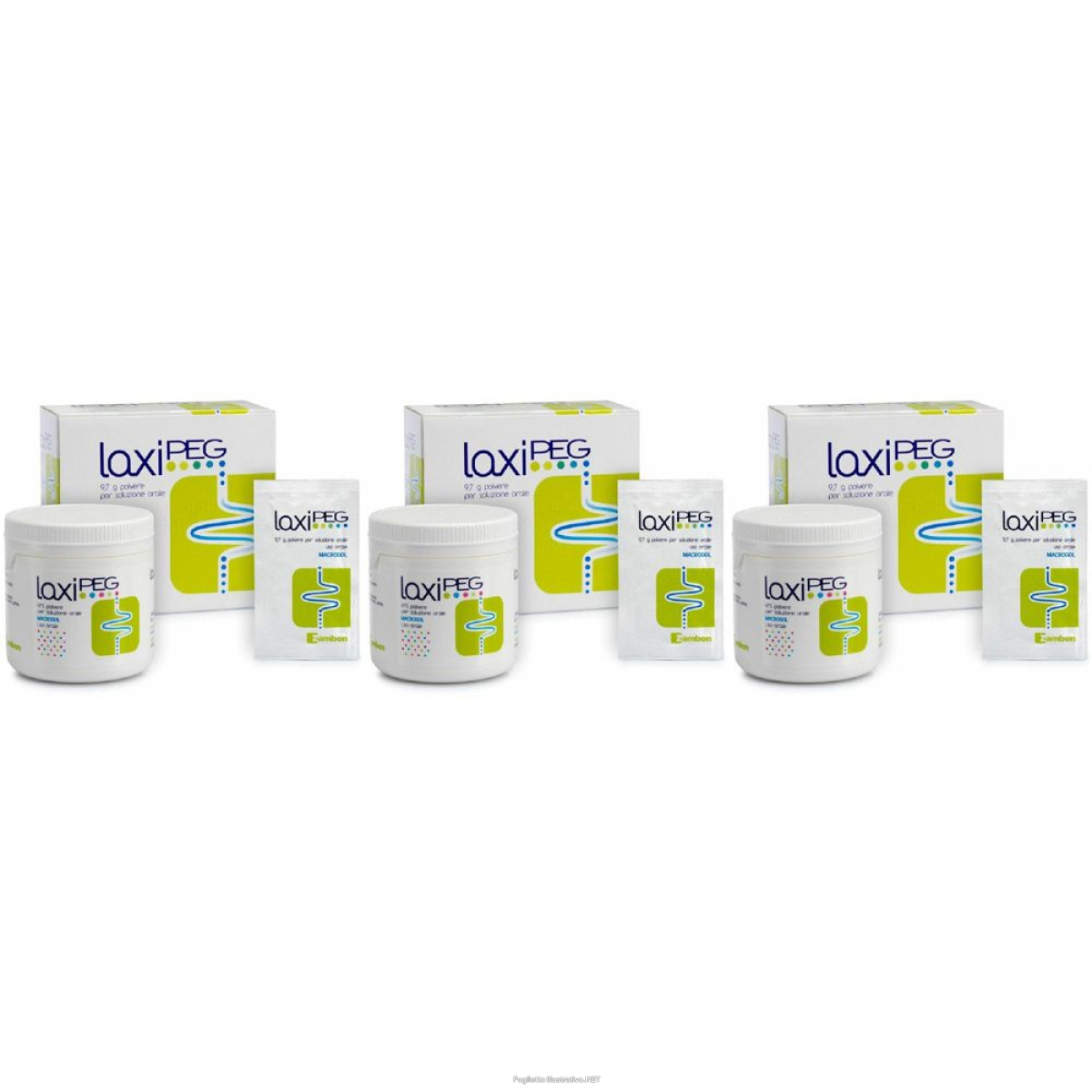 Cerca Offerte di laxipeg 9,7 g polvere per soluzione orale set da 3 3x20 pz bustina e acquista online