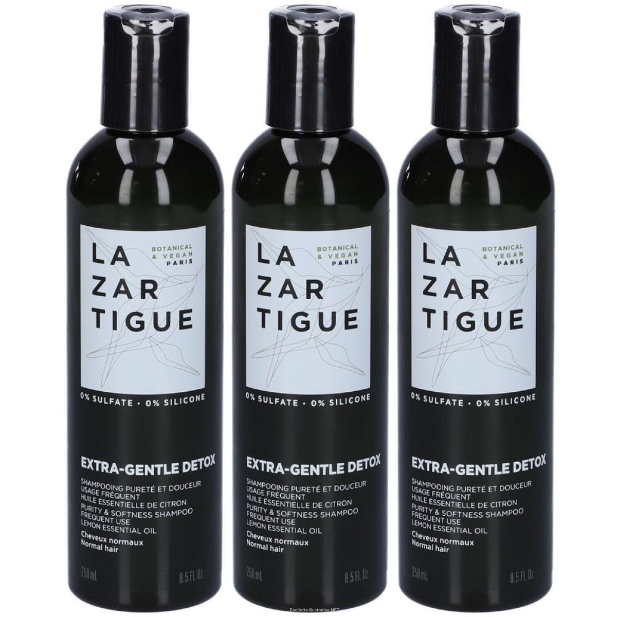 Cerca Offerte di lazartigue extra-gentle detox shampoo 3x250 ml e acquista online