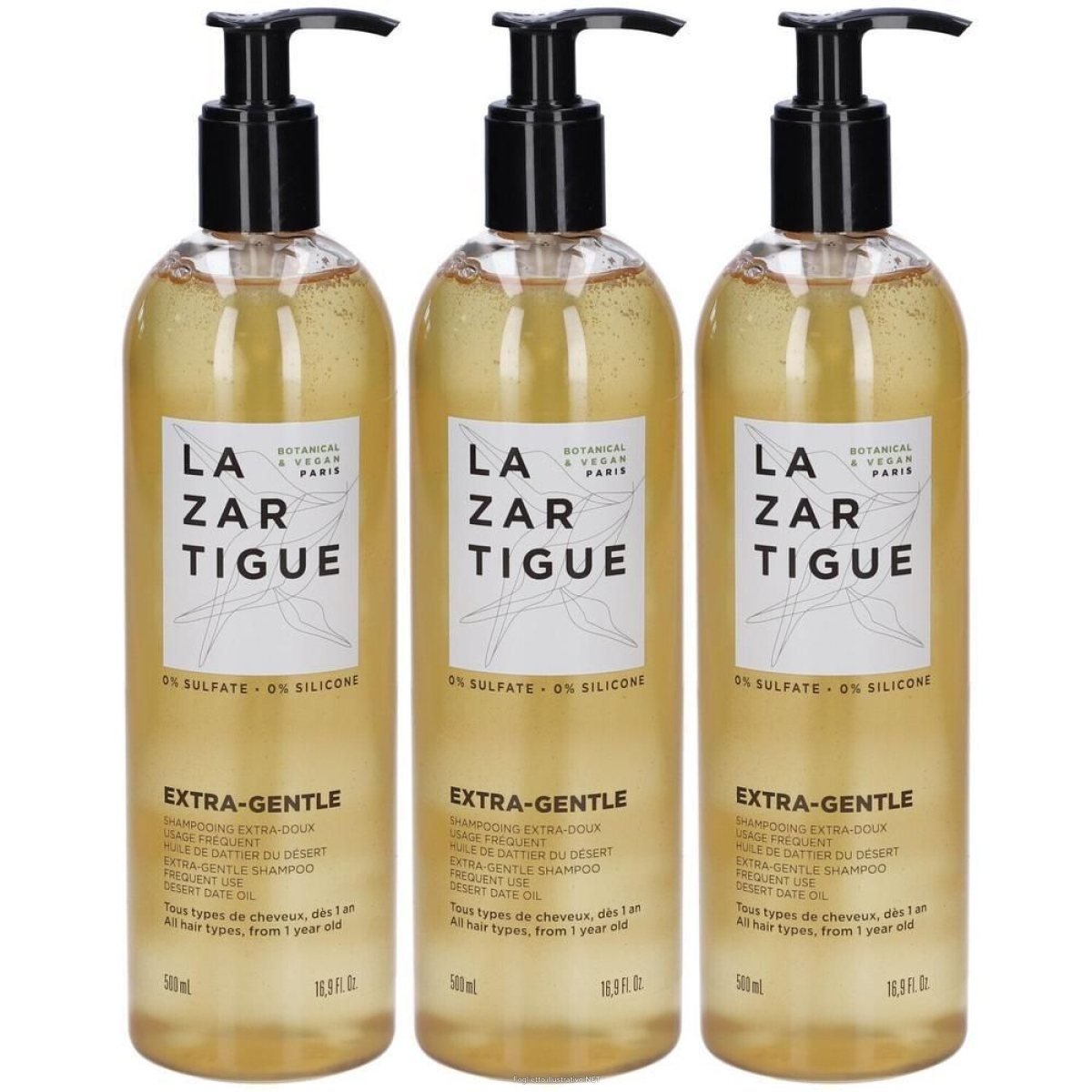 Cerca Offerte di lazartigue extra-gentle shampooing extra-doux 3x500 ml e acquista online