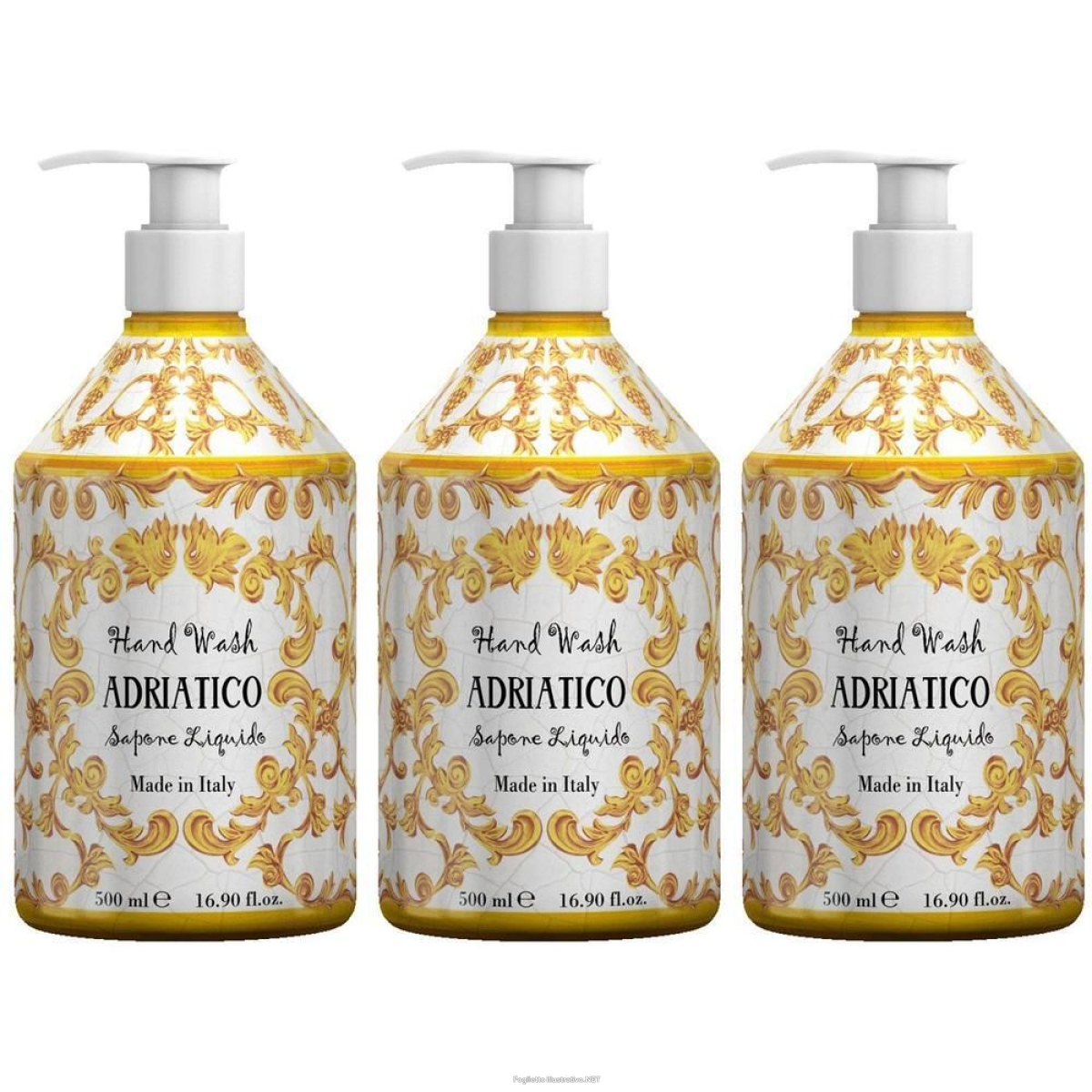 Cerca Offerte di le maioliche sapone liquido ambra e gelsomino linea adriatico 3x500 ml e acquista online