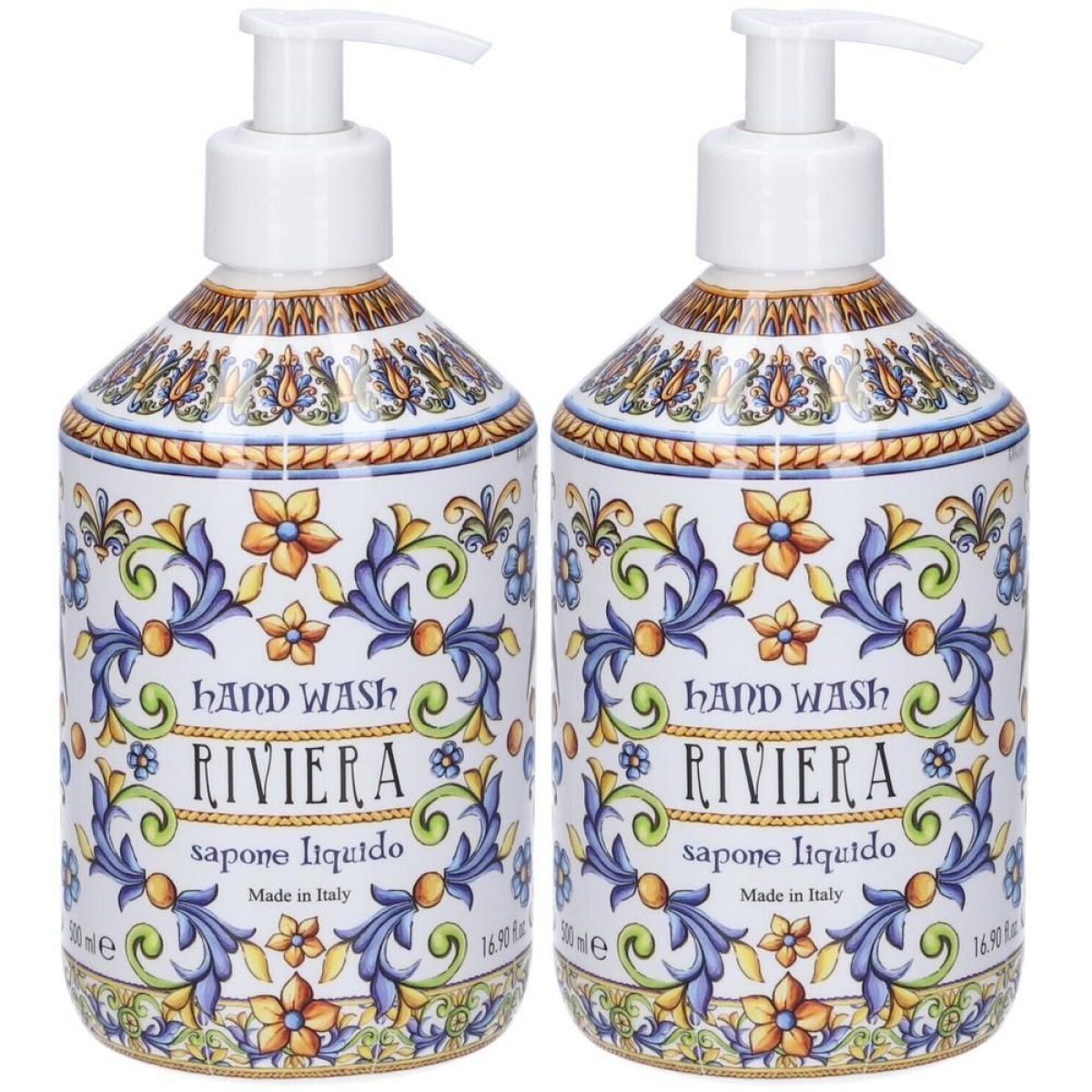 Cerca Offerte di Le maioliche sapone liquido gelsomino e vaniglia linea riviera 2x500 m e acquista online