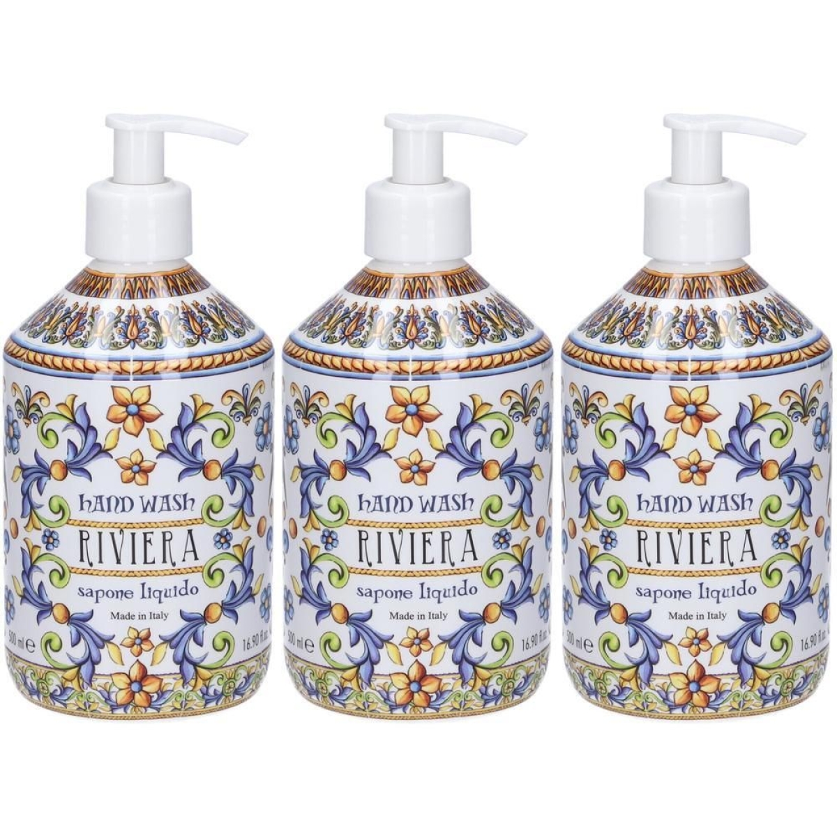 Cerca Offerte di Le maioliche sapone liquido gelsomino e vaniglia linea riviera 3x500 m e acquista online