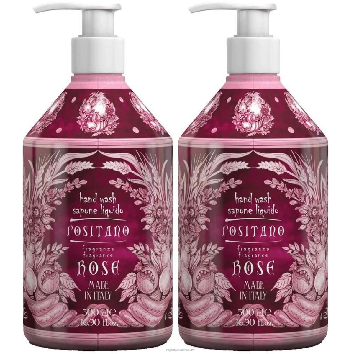 Cerca Offerte di le maioliche sapone liquido mani positano rosa damascena linea positan e acquista online